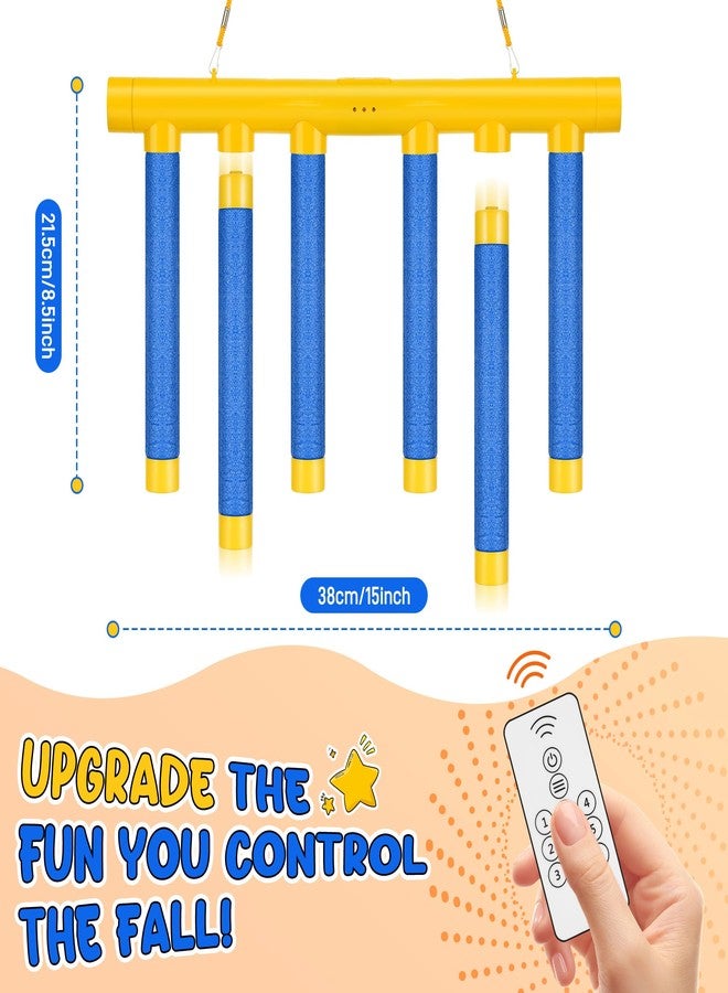 Huiguli Reflex Challenge Game - Catching Falling Sticks with Remote Control, Hand Eye Coordination & Reaction Time Training Toy, 3 Adjustable Speed Modes for Kids & Adults - Image 3